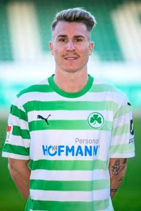 22.01.2025 - SpVgg Greuther Fürth ( Kleeblatt Spielvereinigung ) - 2. Fussball Bundesliga - Saison 2024 2025 - Fototermin Porträttermin Vorstellung Präsentation Pressetermin - - Einzelbild Einzelfoto Portrait Porträt Kopfbild - Felix Klaus (30, SpVgg Greuther Fürth )