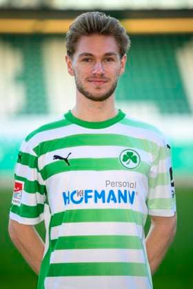 22.01.2025 - SpVgg Greuther Fürth ( Kleeblatt Spielvereinigung ) - 2. Fussball Bundesliga - Saison 2024 2025 - Fototermin Porträttermin Vorstellung Präsentation Pressetermin - - Einzelbild Einzelfoto Portrait Porträt Kopfbild - Marco John (24, SpVgg Greuther Fürth )