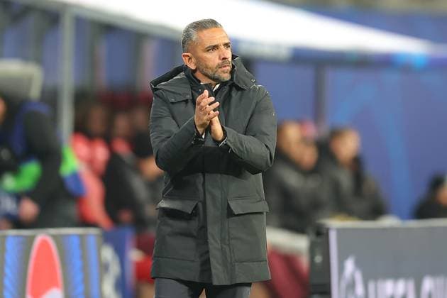 RB Leipzig - Sporting Lissabon Champions League Leipzig, 22.01.2025, Red Bull Arena, Fussball, Männer, Saison 2024 2025, UEFA Champions League, 7. Spieltag , RB Leipzig - Sporting Lissabon , Im Bild v.l.: ,