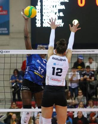 BAU 22.01.2025 Stuttgart Volleyball Allianz MTV Stuttgart vs. CSO Voluntari 2005, Krystal Rivers (Stuttgart)