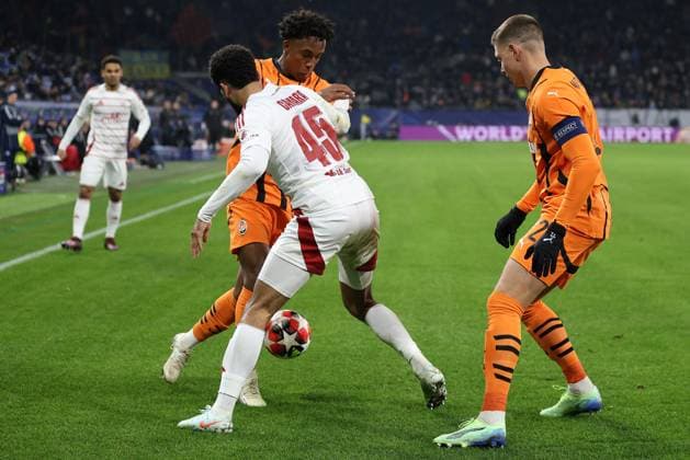 Mahdi Camara (Stadew Brest 29) beim Spiel der Champions League (Saison 2024 25) Schachtar Donezk - Stade Brest Copyright: Thomas Pakusch