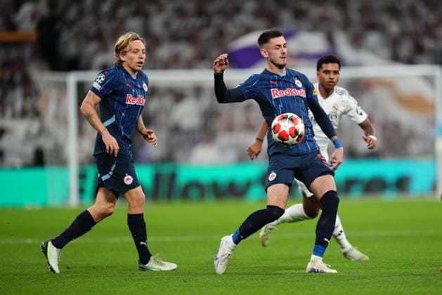 UEFA Champions League match between Real Madrid and Red Bull Salzburg FC played at Santiago Bernabeu Stadium on January 22, 2025 in Madrid, Spain. (Photo by Bagu Blanco (PRESSINPHOTO) Copyright: xBaguxBlancox xPressinphotox