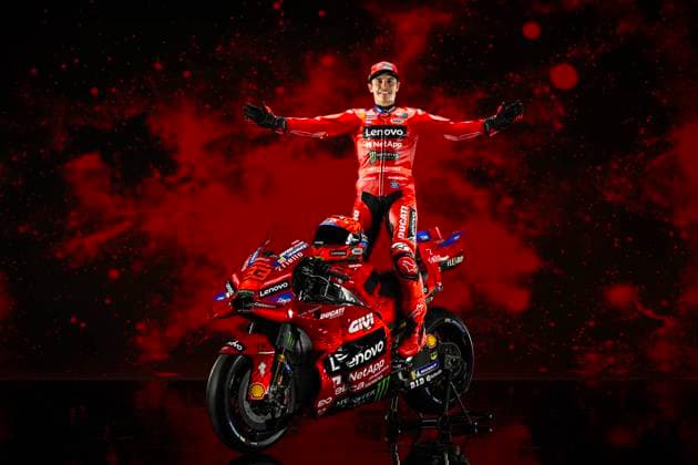 Sport Themen der Woche KW04 Sport Bilder des Tages Marc Marquez January 20, 2025 Ducati Lenovo Team 2025 presentation EDITORIAL USE ONLY Photo Ducati Media Insidefoto ducatixinsidefoto