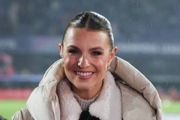 Laura Wonmtorra, Moderatorin, NDL, Feyenoord Rotterdam - FC Bayern Muenchen, Fussball, Champions-League, 7. Spieltag, Saison 2024 2025, 22.01.2025 Feyenoord Rotterdam - FC Bayern Muenchen, Fussball, Champions-League, 7. Spieltag, Saison 2024 2025, 22.01.2025 Rotterdam Copyright: xEibner-Pressefoto JoergxNiebergax EP_JNL