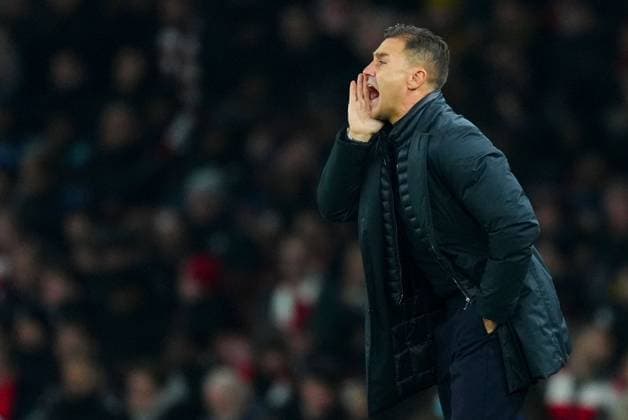 Dinamo Zagreb manager Fabio Cannavaro Arsenal v Dinamo Zagreb, UEFA Champions League, Group Stage, Football, Emirates Stadium, London, UK - 22 Jan 2025 EDITORIAL USE ONLY No use with unauthorised audio, video, data, fixture lists, club league logos or live services. Online in-match use limited to 120 images, no video emulation. No use in betting, games or single club league player publications.  Copyright: xJavierxGarcia Shutterstockx 15108893dx
