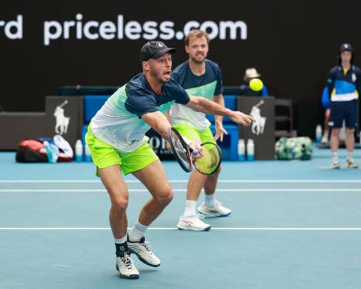 Kevin Krawietz, Tim Puetz, Herren Doppel, Men s Doubles Australian Open 2025, Melbourne Park, Melbourne, Victoria, Australia. Copyright: xJuergenxHasenkopfx