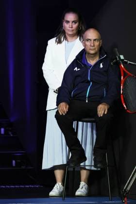 Jelena Dokic watches the semi-final match between Badosa and Sabalenka in the Rod Laver Arena Australian Open, Day Twelve, Tennis, Melbourne Park, Melbourne, Australia - 23 Jan 2025  Copyright: xEllaxLing Shutterstockx 15108783at
