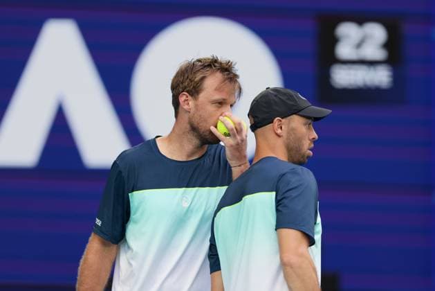 Kevin Krawietz, Tim Puetz, Herren Doppel, Men s Doubles Australian Open 2025, Melbourne Park, Melbourne, Victoria, Australia. Copyright: xJuergenxHasenkopfx