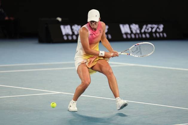 Iga Swiatek during her semi-final match against Keys in the Rod Laver Arena Australian Open, Day Twelve, Tennis, Melbourne Park, Melbourne, Australia - 23 Jan 2025  Copyright: xRachelxBach Shutterstockx 15108799fv
