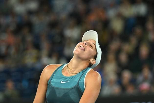 Australian Open - Madison Keys Wins Semifinals Madison Keys (USA) during her semi final round match at the 2025 Australian Open at Melbourne Park in Melbourne, AUSTRALIA, on January 23, 2025. Photo by Corinne Dubreuil ABACAPRESS.COM Melbourne Australia  Copyright: xDubreuilxCorinne ABACAx
