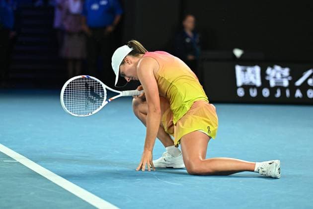 Australian Open - Madison Keys Wins Semifinals Iga Swiatek (POL) during her semi final round match at the 2025 Australian Open at Melbourne Park in Melbourne, AUSTRALIA, on January 23, 2025. Photo by Corinne Dubreuil ABACAPRESS.COM Melbourne Australia  Copyright: xDubreuilxCorinne ABACAx