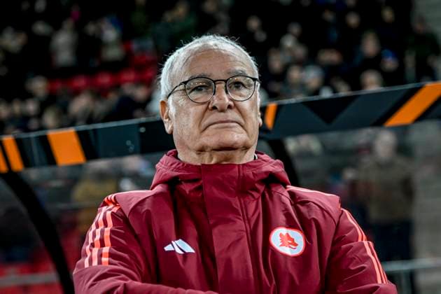 AS Roma trainer Claudio Ranieri, during the match AZ - Roma at the AZ Stadium for the UEFA Europa League - League phase - Matchday 7 season 2024-2025 in ALKMAAR, Netherlands on 23 januari 2025, (photo by Stefan Koops EYE4images DeFodi Images) Defodi-746_210141