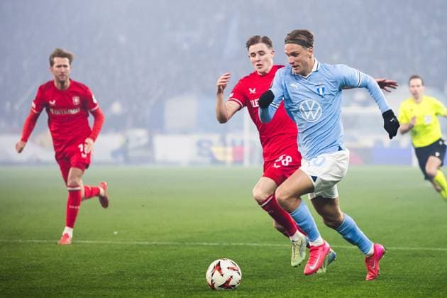 250123 Erik Botheim of Malmö FF during the UEFA Europa League football match between Malmö FF and Twente on January 23, 2025 in Malmö. Photo: Petter Arvidson BILDBYRAN kod PA PA0962 fotboll football soccer fotball uefa europa league europa league malmö ff twente bbeng Copyright: PETTERxARVIDSON BB250123PA078