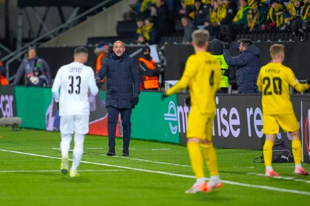 UEFA Europa League 2024 2025 Bodo Glimt Maccabi Tel Aviv Bodo 20250123 Maccabi Tel Aviv head coach ?arko Lazeti? in the UEFA Europe leauge match between Bodo Glimt and Maccabi Tel Aviv at the Aspmyra stadium Photo Lise Aaserud NTB Bodo Norway EDITORIAL USE ONLY RESTRICTED USE FOR BETTING COMPANIES  Copyright: xLisexAaserudx xNTBx