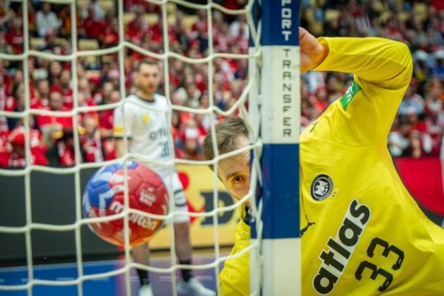 Handball Herning 23.01.2025 IHF Handball World Championship, WM, Weltmeisterschaft Hauptrunde Italien (ITA) - Deutschland (GER) Andreas Wolff (Deutschland, TW, No.33)