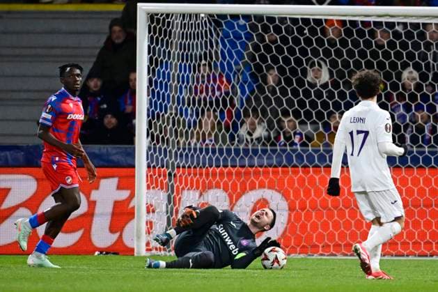 Viktoria Plzen v RSC Anderlecht - UEFA Europa League PLZEN, CZECH REPUBLIC - JANUARY 23 : Coosemans Colin goalkeeper of RSC Anderlecht during the UEFA Europa League 2024 25 League Phase MD7 match between Viktoria Plzen and RSC Anderlecht on January 23, 2025 in Plzen, Czech Republic, 23 01 2025 Plzen Czech Republic  Copyright: xPeterxDexVoechtx