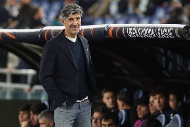 Rome, Italy 23.01.2025: Imanol Alguacil coach of Real Sociedad during the Uefa Europa League 2024-2025, day 7, football match between SS Lazio vs Real Sociedad de Futbol at Olympic Stadium in Rome.  Copyright: xMarcoxIacobucci IPAxSportx xipa-agency.netx xx IPA_53254348 IPA_Agency_IPA53254348