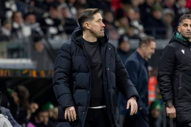 UEFA Europa League: Eintracht Frankfurt - Ferencvaros Budapest, 23.01.2025 Stefan Buck (Co-Trainer Eintracht Frankfurt), Eintracht Frankfurt - Ferencvaros Budapest, Frankfurt, Deutsche Bank Park, 23.1.2025 Copyright: xBEAUTIFULxSPORTS Gawlikx