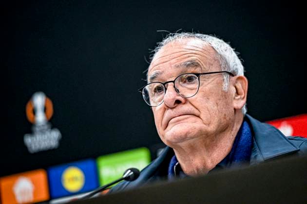 AS Roma trainer Claudio Ranieri, during the match AZ - Roma at the AZ Stadium for the UEFA Europa League - League phase - Matchday 7 season 2024-2025 in ALKMAAR, Netherlands on 23 januari 2025, (photo by Stefan Koops EYE4images DeFodi Images) Defodi-746_210328