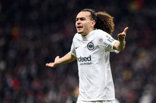 FRANKFURT, GERMANY - 23 JANUARY, 2025: Arthur Theate - The UEFA Europa League football match between SG Eintracht Frankfurt and Ferencvarosi TC at Frankfurt Stadion.  Copyright: xVitaliixKliuievx