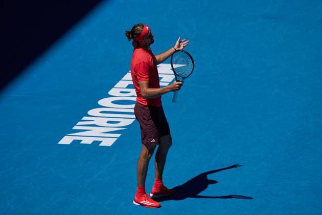 Alexander Zverev of Germany Australian Open, Day Thirteen, Tennis, Melbourne Park, Melbourne, Australia - 24 Jan 2025  Copyright: xRachelxBach Shutterstockx 15108800al