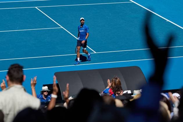 Novak Djokovic of Serbia Australian Open, Day Thirteen, Tennis, Melbourne Park, Melbourne, Australia - 24 Jan 2025  Copyright: xRachelxBach Shutterstockx 15108800bc