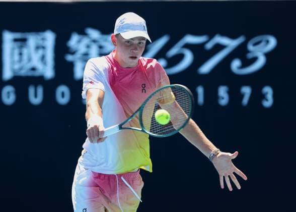 Henry Bernet (SUI), Jungen Einzel Boys Singles, Australian Open 2025, Melbourne Park, Melbourne, Victoria, Australia. Copyright: xJuergenxHasenkopfx