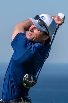 January 23, 2025, La Jolla, California, USA: WILL CHANDLER tees off during the second day of rounds at Farmers Insurance PGA, Golf Herren Open at the Torrey Pines Golf Course in La Jolla, California, on January 23, 2025. La Jolla USA - ZUMAg219 0797115832st Copyright: xJakexLeexGreenx