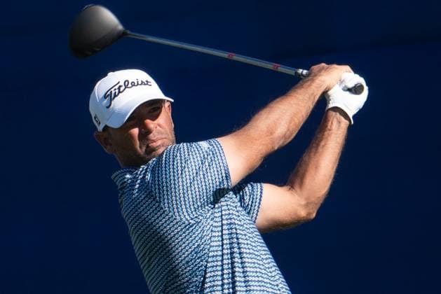 January 23, 2025, La Jolla, California, USA: ANDREW PUTNAM tees off during the second day of rounds at Farmers Insurance PGA, Golf Herren Open at the Torrey Pines Golf Course in La Jolla, California, on January 23, 2025. La Jolla USA - ZUMAg219 0797115854st Copyright: xJakexLeexGreenx