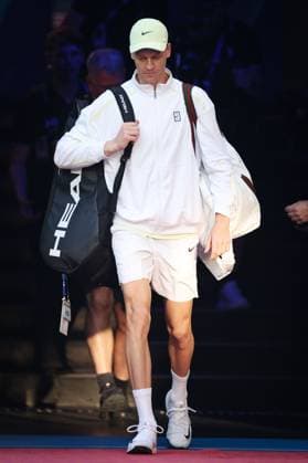 Jannik Sinner during his Semi-final match against Shelton in the Rod Laver Arena Australian Open, Day Thirteen, Tennis, Melbourne Park, Melbourne, Australia - 24 Jan 2025  Copyright: xEllaxLing Shutterstockx 15108785bk