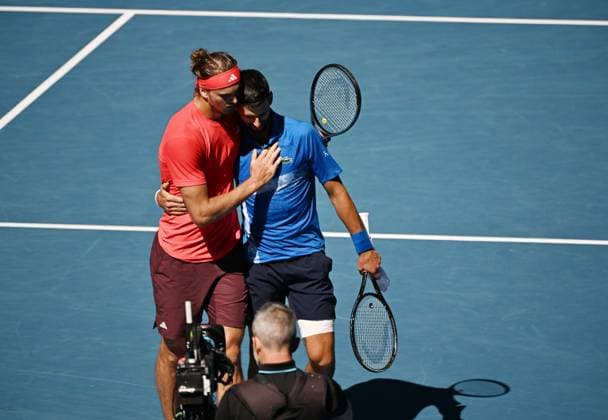 2025 AUSTRALIAN OPEN Mens Semifinal Match Novak Djokovic (SRB) vs. Alexander Zverev (GER)