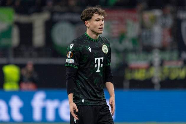 UEFA Europa League: Eintracht Frankfurt - Ferencvaros Budapest, 23.01.2025 Alex Toth (Ferencvarosi Torna Club Budapest 64), Freisteller, Portrait Porträt, Eintracht Frankfurt - Ferencvaros Budapest, Frankfurt, Deutsche Bank Park, 23.1.2025 Copyright: xBEAUTIFULxSPORTS Gawlikx