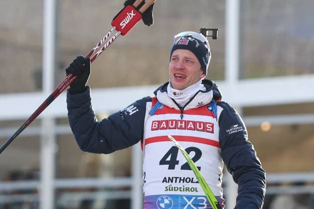 Bilder des Jahres 2025, Sport 01 Januar Sport Themen der Woche KW04 Sport Bilder des Tages BIATHLON - IBU WC Antholz ANTHOLZ,ITALY,24.JAN.25 - BIATHLON - IBU World Cup, 10km sprint, men. Image shows Tarjei Boe (NOR).  GEPAxpictures xDavidxGeieregger