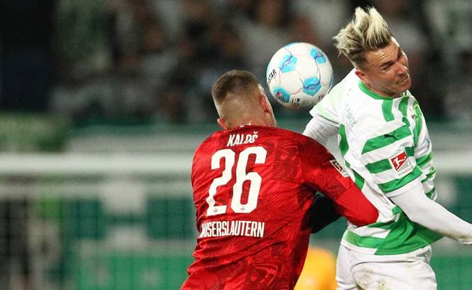 Kaloc - Felix , 2.Bundesliga , SpVgg Greuther Fürth-1. FC Kaiserslautern , Fußball , in den Sportpark Ronhof Thomas Sommer Stadion , Fürth , Bayern , Deutschland . Januar 24, 2025 . Photo by: Davide Elias Ipa Photo Pressefoto DENL Copyright: xDavidexEliasx
