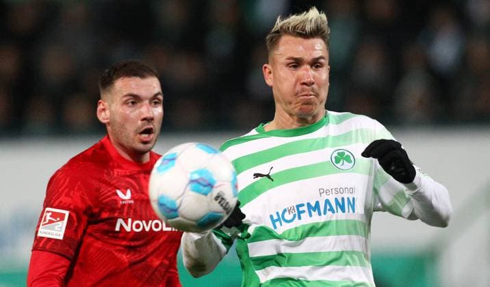 Sirch - Klaus , 2.Bundesliga , SpVgg Greuther Fürth-1. FC Kaiserslautern , Fußball , in den Sportpark Ronhof Thomas Sommer Stadion , Fürth , Bayern , Deutschland . Januar 24, 2025 . Photo by: Davide Elias Ipa Photo Pressefoto DENL Copyright: xDavidexEliasx