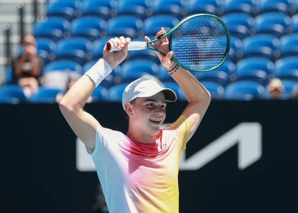 Henry Bernet (SUI) jubelt nach dem Sieg, Jubel, Freude, Emotion, Australian Open 2025, Melbourne Park, Melbourne, Victoria, Australia. Copyright: xJuergenxHasenkopfx