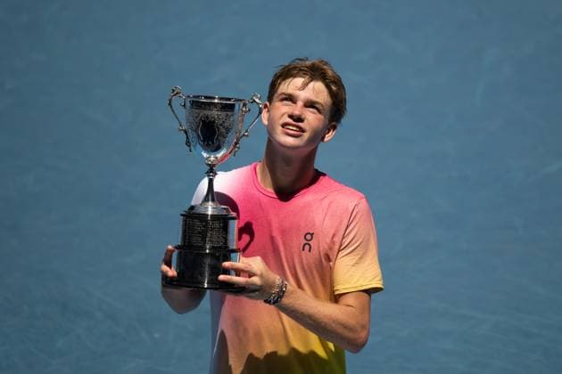 2025 AUSTRALIAN OPEN Junior Boys Final Winner Henry Bernet (SUI)