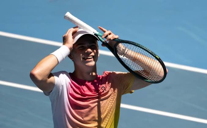 2025 AUSTRALIAN OPEN Junior Boys Final Winner Henry Bernet (SUI)