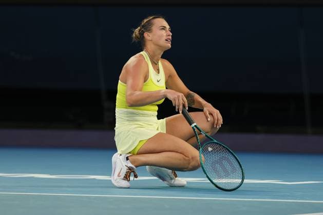 Aryna Sabalenka during the Women s Singles final match against Keys in the Rod Laver Arena Australian Open, Day Fourteen, Tennis, Melbourne Park, Melbourne, Australia - 25 Jan 2025  Copyright: xRachelxBach Shutterstockx 15108801j