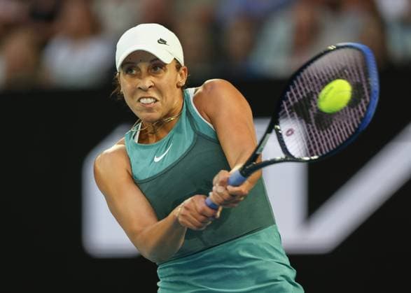 Madison Keys (USA), Endspiel, Final, Australian Open 2025, Melbourne Park, Melbourne, Victoria, Australia. Copyright: xJuergenxHasenkopfx
