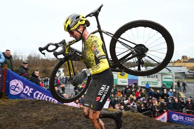 UCI Cyclocross World Cup Maasmechelen 2025 MAASMECHELEN, BELGIUM - JANUARY 25 : Vos Marianne (NED) of Visma Lease A Bike in action during the 11th leg of the UCI Cyclocross World Cup Series 2024-2025 women elite race on January 25, 2025 in Maasmechelen, Belgium, 25 01 2025 Maasmechelen Belgium  Copyright: xVincentxKalutx
