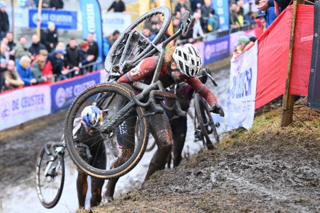 UCI Cyclocross World Cup Maasmechelen 2025 MAASMECHELEN, BELGIUM - JANUARY 25 : Pieterse Puck (NED) of Fenix - Deceuninck in action during the 11th leg of the UCI Cyclocross World Cup Series 2024-2025 women elite race on January 25, 2025 in Maasmechelen, Belgium, 25 01 2025 Maasmechelen Belgium  Copyright: xVincentxKalutx