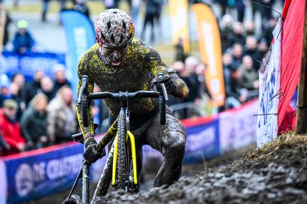 UCI Cyclocross World Cup Maasmechelen 2025 MAASMECHELEN, BELGIUM - JANUARY 25 : Van Aert Wout (BEL) of Visma Lease A Bike during the 11th leg of the UCI Cyclocross World Cup Series 2024-2025 men elite race on January 25, 2025 in Maasmechelen, Belgium, 25 01 2025 Maasmechelen Belgium  Copyright: xVincentxKalutx