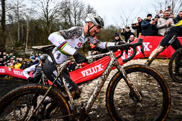 UCI Cyclocross World Cup Maasmechelen 2025 MAASMECHELEN, BELGIUM - JANUARY 25 : Van Der Poel Mathieu (NED) of Alpecin-Deceuninck during the 11th leg of the UCI Cyclocross World Cup Series 2024-2025 men elite race on January 25, 2025 in Maasmechelen, Belgium, 25 01 2025 Maasmechelen Belgium  Copyright: xVincentxKalutx