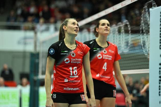 Sarah Straube (Dresdner SC, 18) Dresdner SC vs. SC Potsdam, 1. Volleyball Bundesliga Frauen, Spielzeit 2024 2025, 25.01.2025 Dresdner SC vs. SC Potsdam, 1. Volleyball Bundesliga Frauen, Spielzeit 2024 2025, 25.01.2025 Dresden Copyright: xEibner-Pressefoto xHoepnerx EP_PHR
