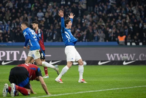Fussball, Herren, Saison 2024 2025, 2. Bundesliga (19. Spieltag), Hertha BSC - Hamburger SV, Vorlagengeber Fabian Reese (Hertha BSC), Jubel nach Tor zum 1:2, 25.01. 2025, Copyright: xSebastianxRäppold MatthiasxKochx