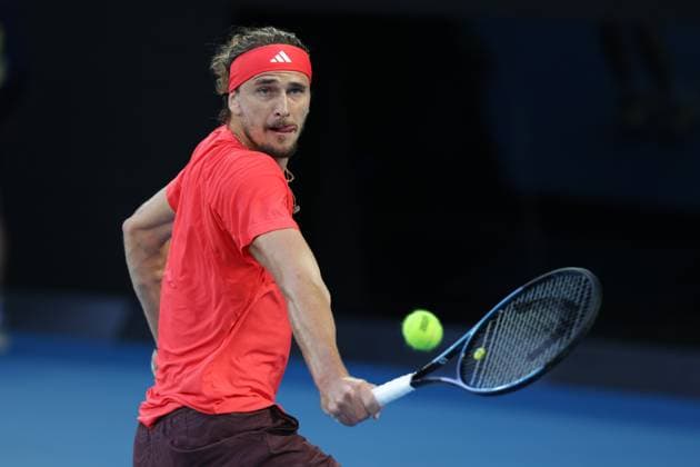 Alexander Zverev, Endspiel, Final, Australian Open 2025, Melbourne Park, Melbourne, Victoria, Australia. Copyright: xJuergenxHasenkopfx