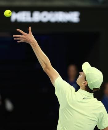 Jannik Sinner (ITA), Endspiel, Final, Australian Open 2025, Melbourne Park, Melbourne, Victoria, Australia. Copyright: xJuergenxHasenkopfx