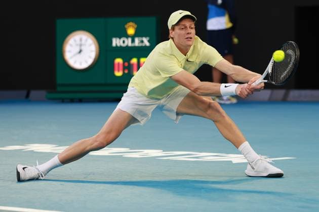 Jannik Sinner (ITA), Endspiel, Final, Australian Open 2025, Melbourne Park, Melbourne, Victoria, Australia. Copyright: xJuergenxHasenkopfx