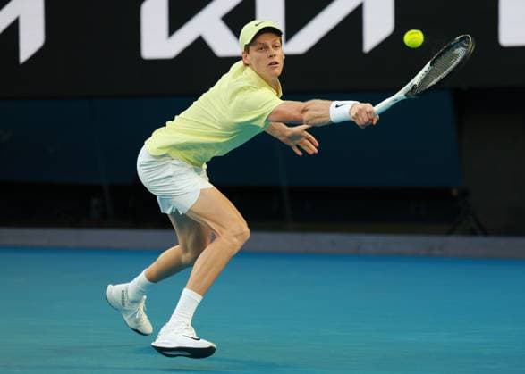 Jannik Sinner (ITA), Endspiel, Final, Australian Open 2025, Melbourne Park, Melbourne, Victoria, Australia. Copyright: xJuergenxHasenkopfx
